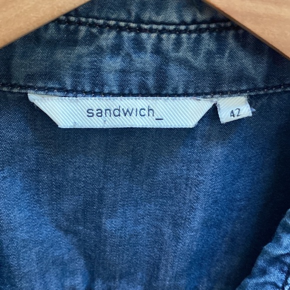 Sandwich denim Shirt - Picture 3 of 8